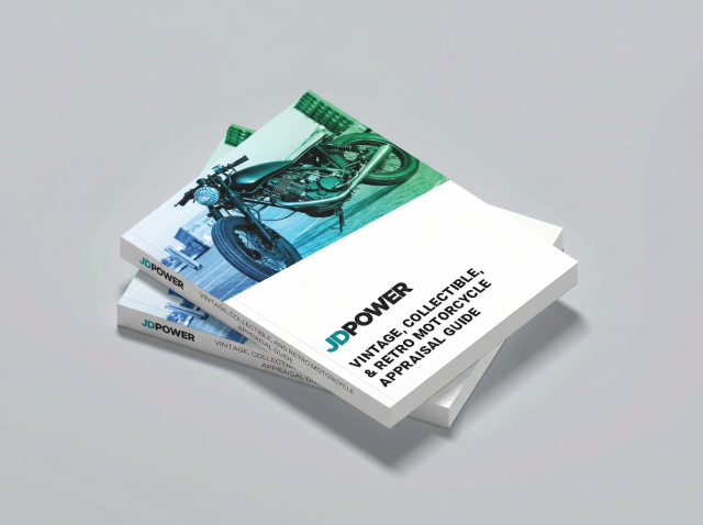 Vintage Collectible Retro Motorcycle book