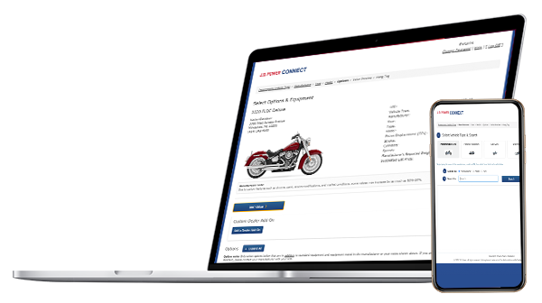 powersports customer interface